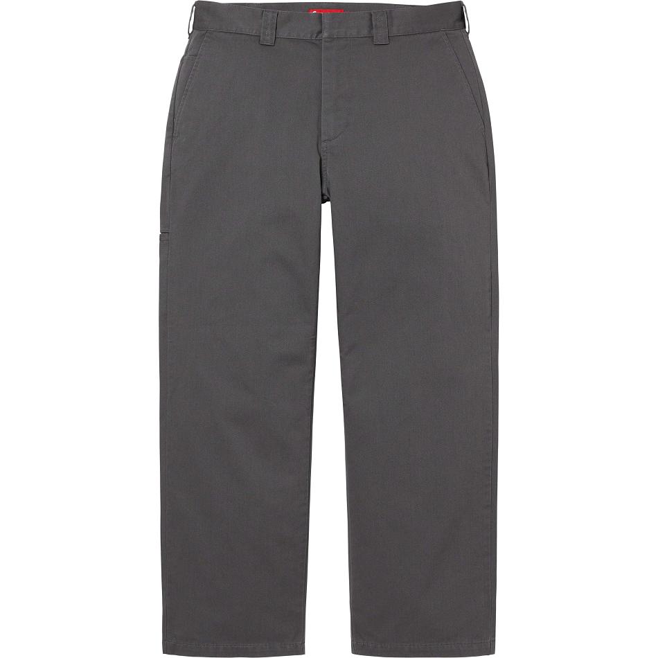 Pantalones Supreme Work Pant Gris | Supreme 210HK